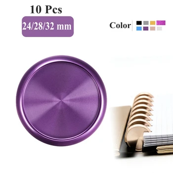 

10 Pcs 24mm Luxury Metal Binder Rings for Notebooks/Planner Diy Loose Leaf Discbound Discs Binding Rings CX19-008
