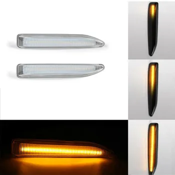 

Transparent Side Marker Lights Replacement Accessories Auto Amber Durable