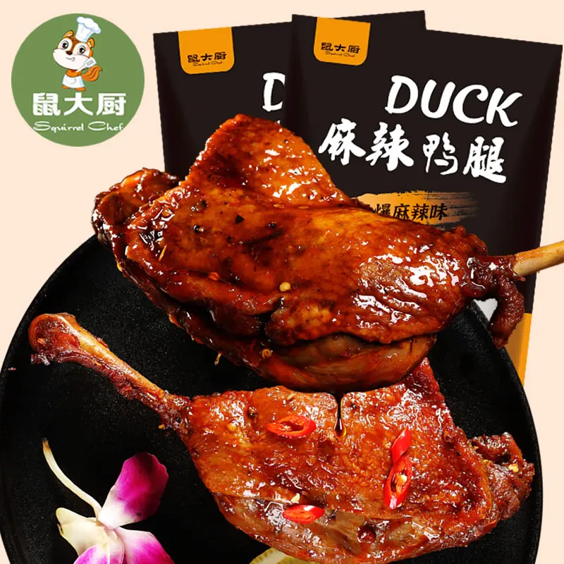 Spicy Duck Legs Thighs Braised Cooked Food Instant Vacuum 100gx1 Kangaroo Chef | Дом и сад