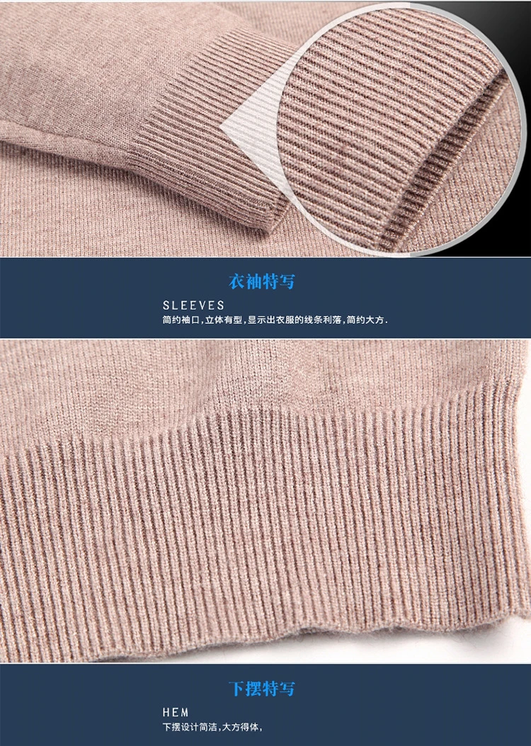 Осень Зима Trui Повседневный Coltrui Effen цвет Trui двойной воротник Slim Fit используется свитера Одежда