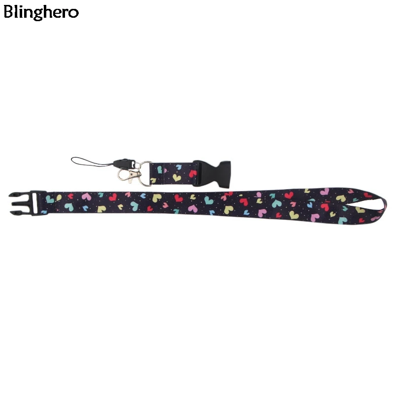 Blinghero любовь протектор Lanyards крутой шнурок для ключей телефон ключи ID значок шеи ремень шнурки для подвешивания Lanyards BH0193