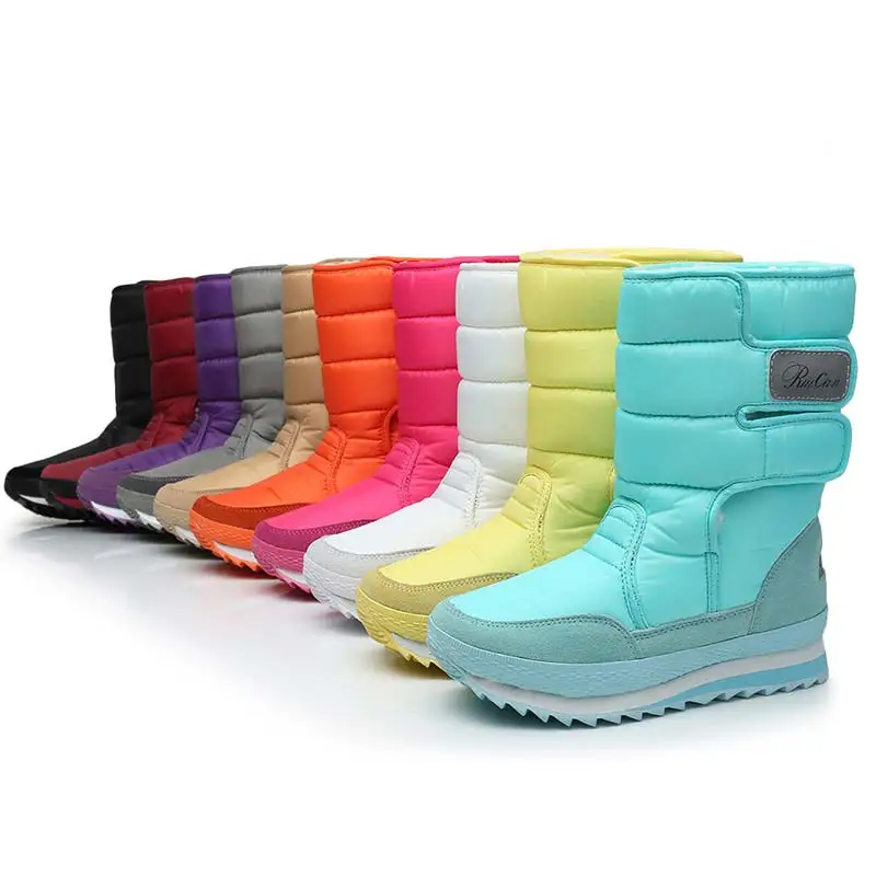& loop meados de bezerro botas de