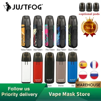 

New Colors Kit JUSTFOG MINIFIT Pod Vape Kit w/ 370mAh Battery & 1.5ml Cartridge pod system pod vape kit vs Drag Nano/ Kubi