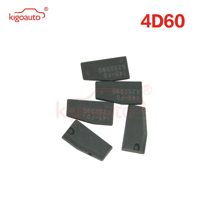 

Kigoauto 5 pcs Transponder Key remote key chip blank for Ford 4D60 chip transponder virgin carbon