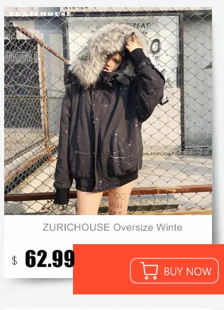 ZURICHOUSE, Зимняя женская куртка большого размера, модная, большой меховой воротник, теплая парка,, хип-хоп стиль, пара, свободное, с капюшоном, зимнее пальто