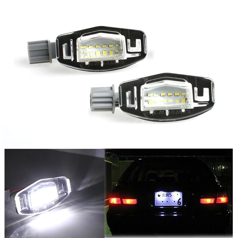 

2x License Plate LED Light Lamp For 99-14 Accord CRV/Acura MDX TL TSX CT