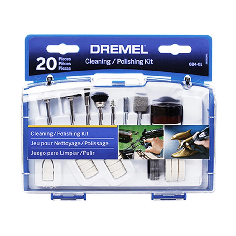 Déstock - Dremel – Jeu de 20 pièces nettoyage / polissage - Kits d