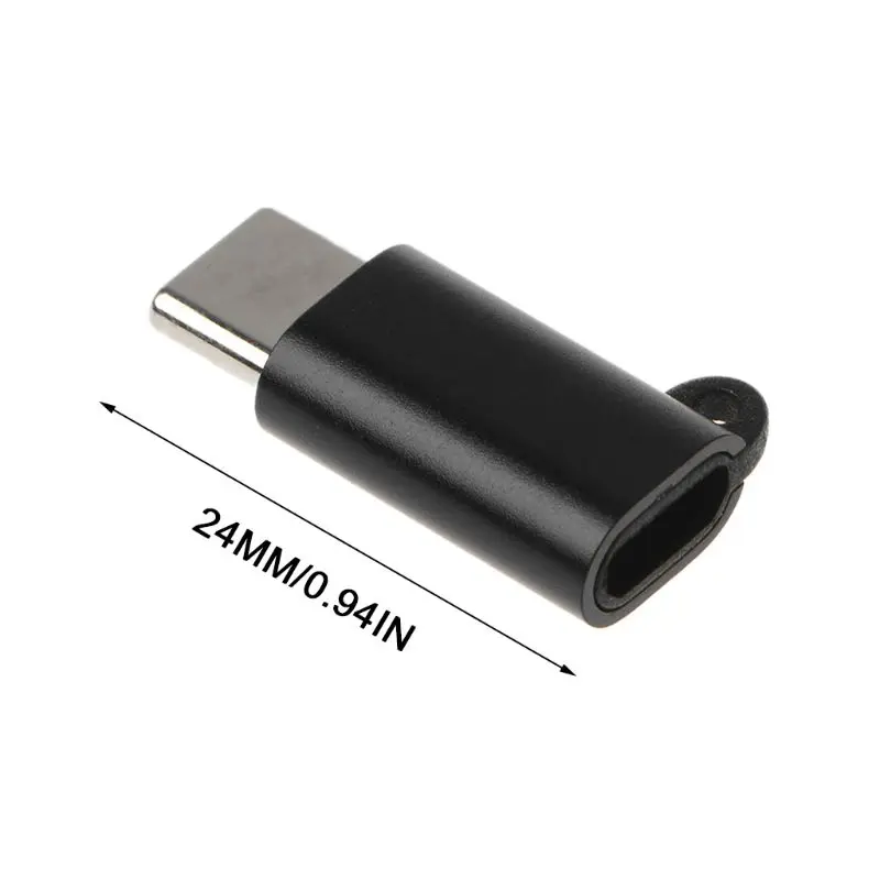 Алюминиевый сплав Micro USB Женский к type C Мужской адаптер конвертер Разъем для samsung huawei Xiaomi Android мобильный телефон стол
