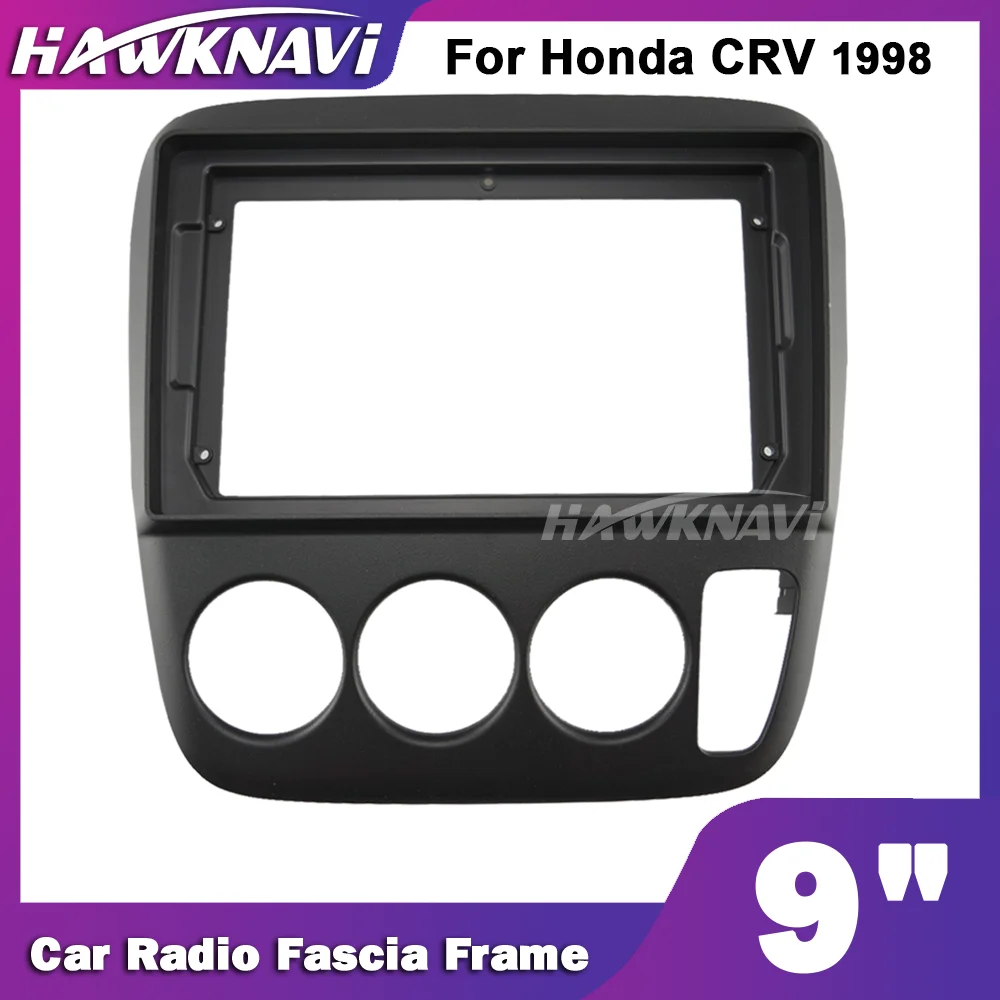 

Hawknavi 9 дюймов 2 Din автомобильный радиоприемник рамка для Honda CRV 1998 автомобильная аудио рамка Панель комплект для установки приборной панели