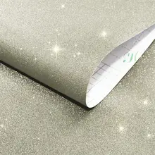 DIY наклейки на стену, бумага для контактной бумаги, блестящая самоклеящаяся пленка, рулон виниловой пленки, декор мебели, 0,45x3 м