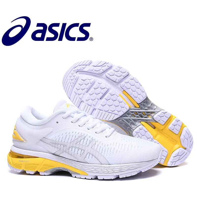 Оригинальная женская обувь Asics-Kayano 25 дышащая устойчивая обувь для бега уличная теннисная обувь Asics-gel kayano 25