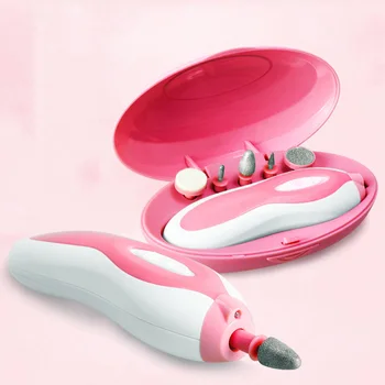 

Nail Grinder Polishing Nail Care Tool Gentle Home Use Battery Powered Lightweight Manicure Device Practical Nail Grooming 5 In 1