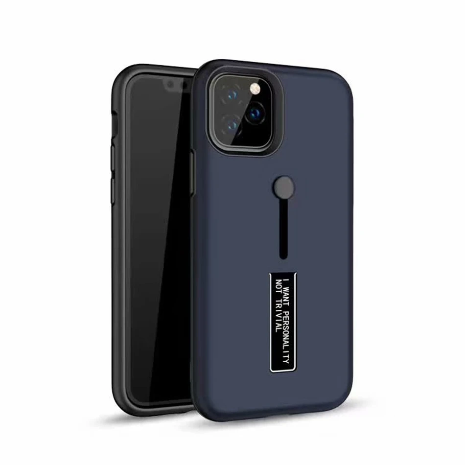 500 шт Броня ударопрочный чехол для Apple iPhone 11 Pro XS Max XR X 8 Plus 7 6 6S SE 5 5S кольцо Крышка скрытый стенд держатель чехол