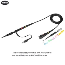 1 conjunto de alta qualidade p2200 osciloscópio sonda DC-200Mhz escopo teste sonda clipe bnc p2200 sonda 1x/10x switchable cabo teste