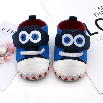 

Funny Big Eyes Baby Boys Canvas Shoes Non-slip Breathable Soft Sole Anti-slip Baby Toddler Shoes t