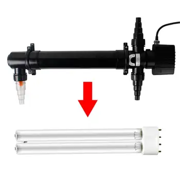 

UV germicidal lamp 11W 18W 36W 55W UVC series Pool germicidal lamp Filter lamp water clarifier Sterilizer ultraviolet lamp led