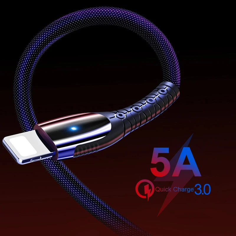 5A usb type-C кабель для huawei mate 20 Pro P20 Lite светодиодный супер зарядка USB C кабель для быстрой зарядки type-C кабель для huawei P30 Pro