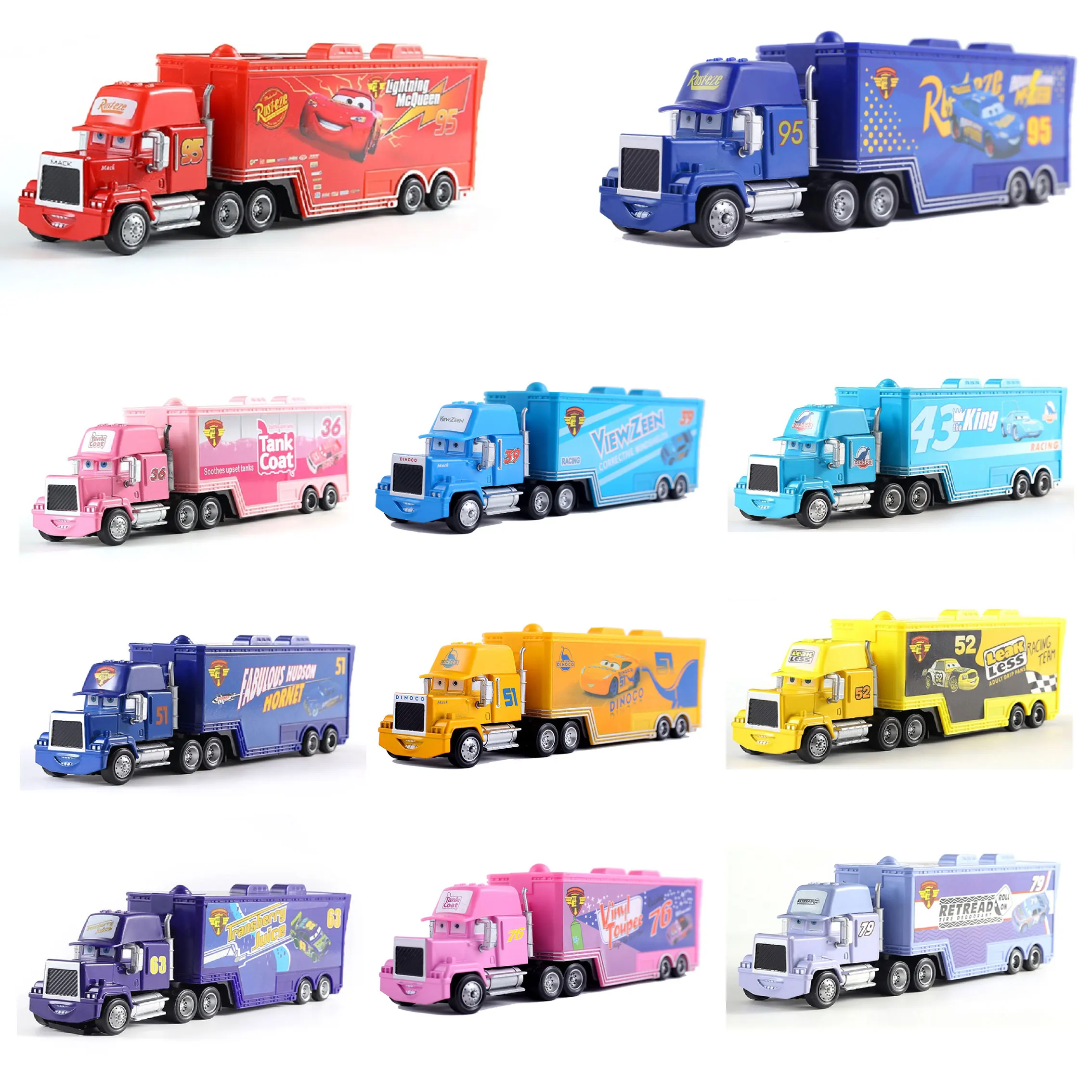 Акция Pixar Disney 2 3 Lightning McQueen Jackson Storm Uncle Truck 1:55 дизельный автомобиль 3Disney игрушка