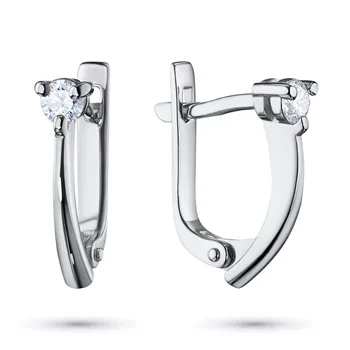 

Earrings made of white gold with diamond e0901sg08200107