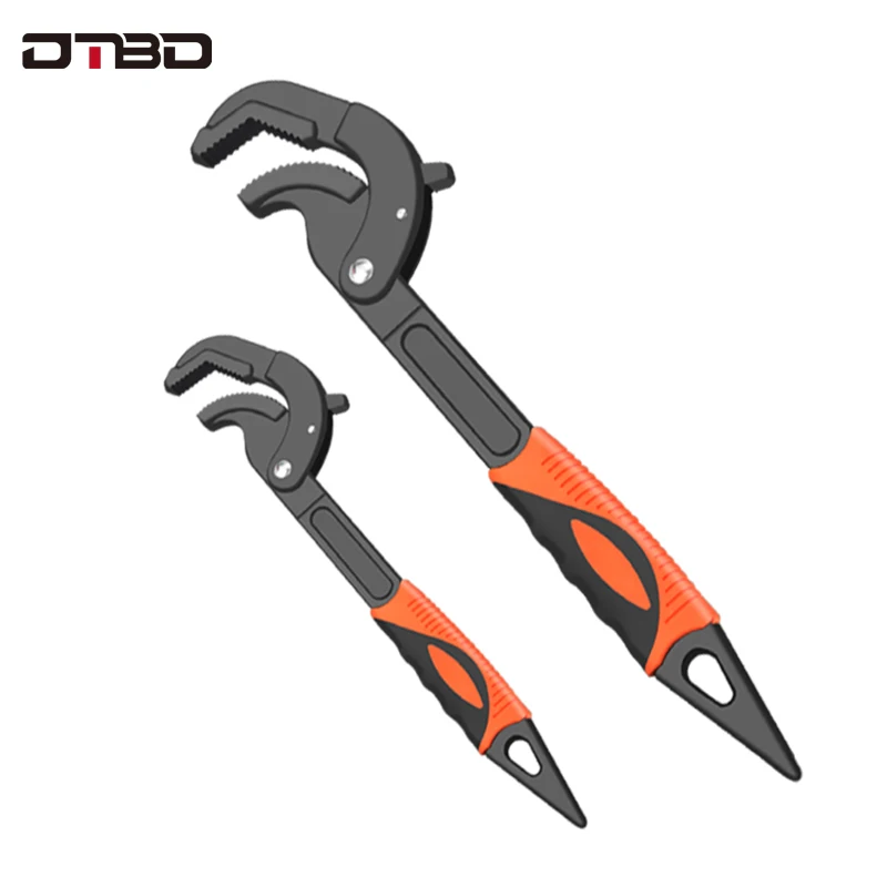 

Universal Key Pipe Adjustable Wrench Open End 14-30MM/30-60MM Magic Spanner Cr-v Steel Snap N Grip Tool Plumber High Quality