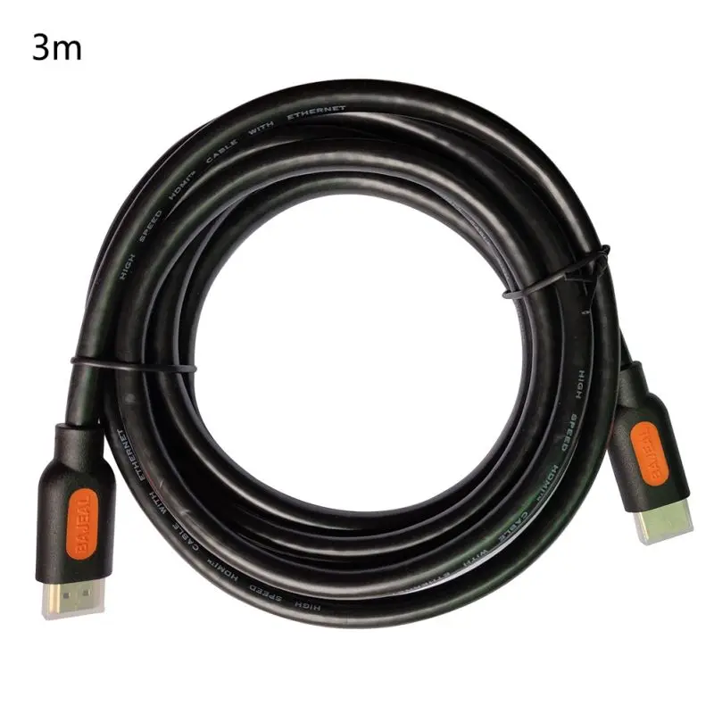 4K бескислородная медь компьютерный круглый кабель 19+ 1 бескислородная медь версия прочный 2,0 Hdmi HDMI HD кабель
