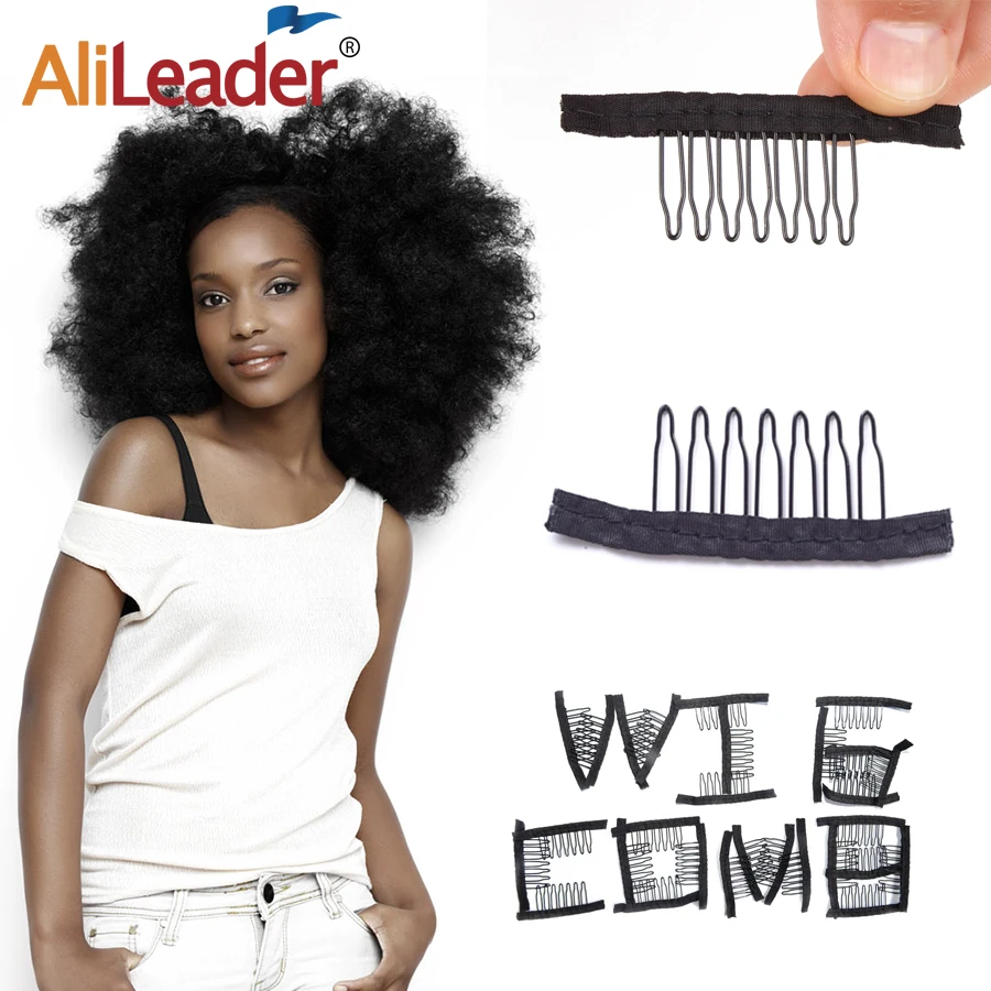 Alileader-가발 빗 레이스 가발 클립 헤어 클립 빗 헤어 직조 클립 빗 가발..