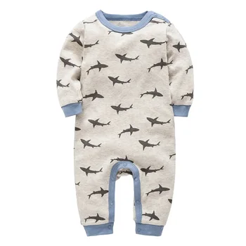 

Honeyzone New Born Baby Clothes Boy Big Baby Print Mamelucos Para Bebe Full Sleeve Infant Jumpsuit Fashion Romper Macacao Bebe