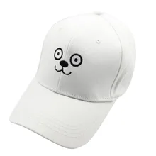 Высококачественная хлопковая Бейсбольная Кепка Snapback для мужчин и женщин, модная Регулируемая хлопковая кепка с мультяшным милым смайликом, шапка шляпа YL5