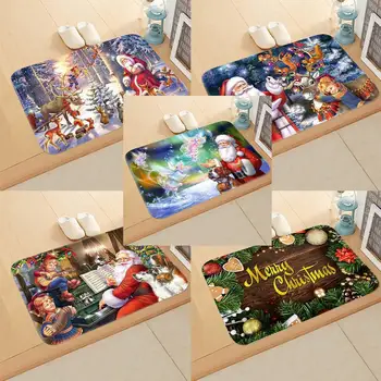

FENGRISE Merry Christmas Decorations For Home 2020 Christmas Ornament Christmas Flannel Mat Xmas Navidad Gifts New Year 2021