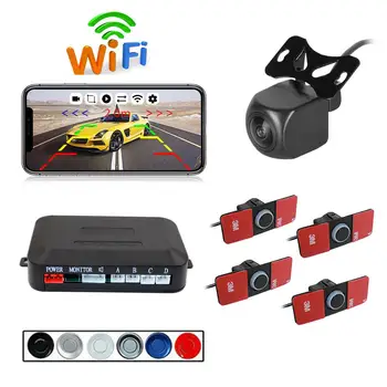 

Wireless WIFI Radar Detector Car Rear View Reverse Parking Cam Radar Night Vision PZ600wifi-16.5 Parking Camera Set For bmw e46