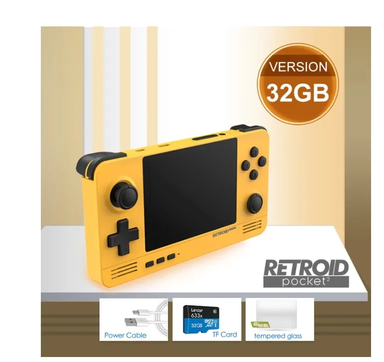 New Retroid Pocket 2 Retro Game Console 3.5 inch IPS Screen Android Pandora Dual System Switching 3D Wifi Handheld Games Player
	Retroid Pocket 2 Retro Game Pocket Console 3.5-inch 

	IPS Screen Android and Pandora Dual System Switching 3D Games 