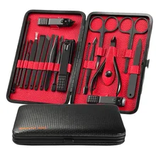 18 шт./компл. комплект ножниц для маникюра и педикюра, комплект пальцы рук и ног ножницы Уход за лошадьми инструменты KG66