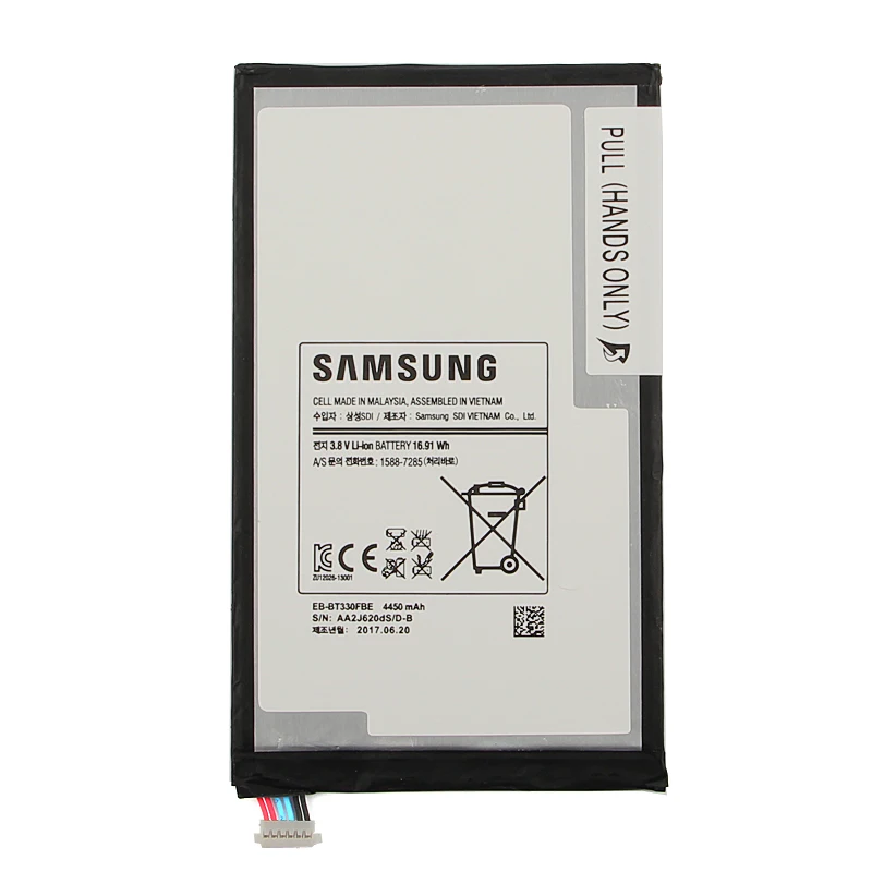 samsung высококачественный EB-BT330FBE аккумулятор для samsung GALAXY T331 Tab4 SM-T330 4450mAh