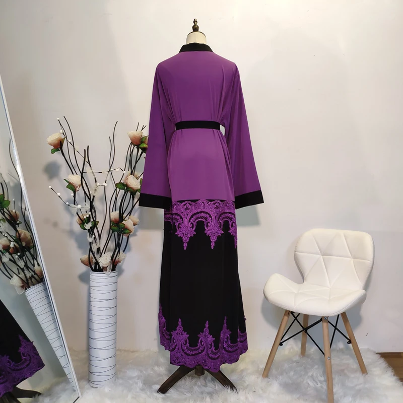 MISSJOY одежда для женщин мусульманских стран женское платье элегантный кардиган кафтан лоскутное пакистанские свободные турецкие Дубай Повседневный женский халат Плать