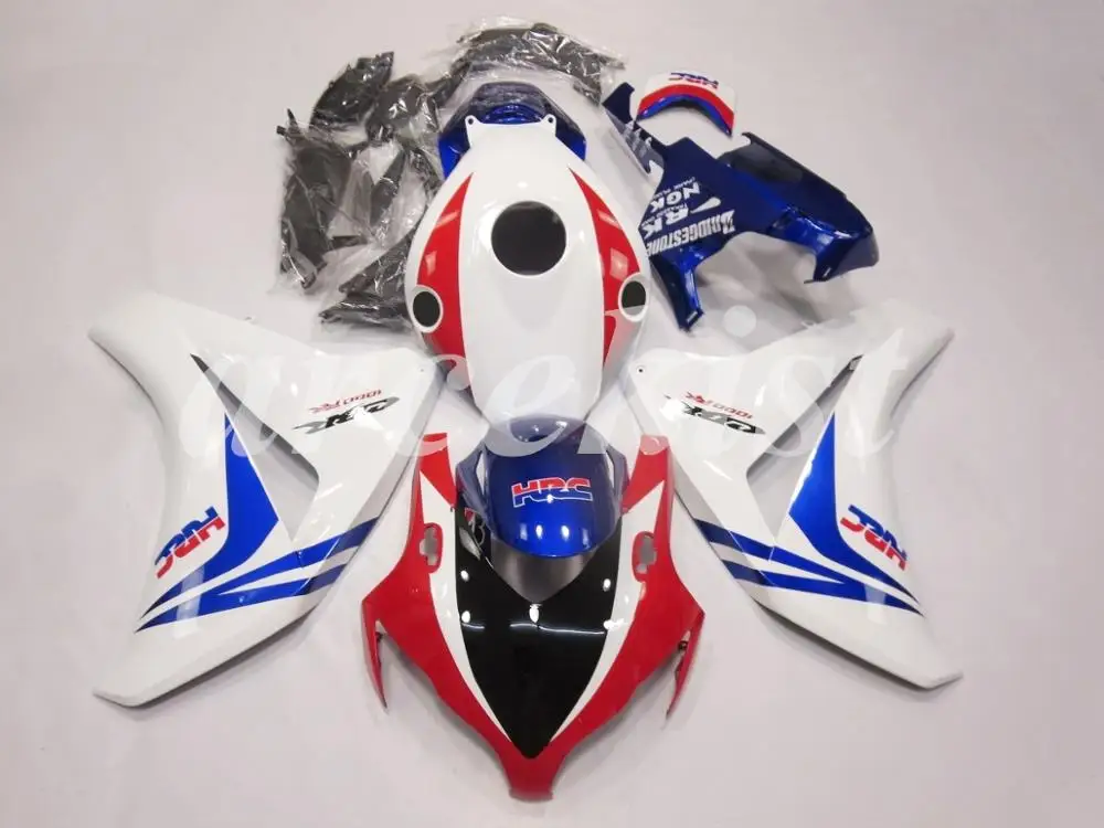 Топ литья под давлением ABS полные комплекты обтекателей Подходит для Honda CBR1000RR 2008 2009 2010 2011 CBR1000 Кузов Набор изготовленный на заказ черный