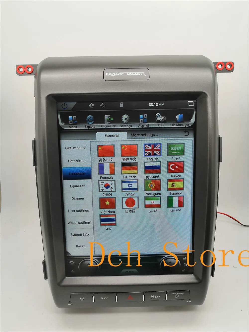 12 1 ''вертикальный tesla стиль Android 9 0 автомобильный dvd плеер GPS навигация радио для