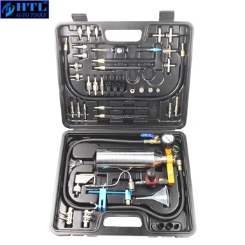 Automotive Non-dismantle Fuel Injector Cleaner Kit and Tester with Case for Petrol EFI Throttle Petrol Cars, 750ML Tank, 145PSI gx100 auto injector cleaner non dismantle auto fuel injection washing tool car fuel injector tester cleaning throttle toolkit