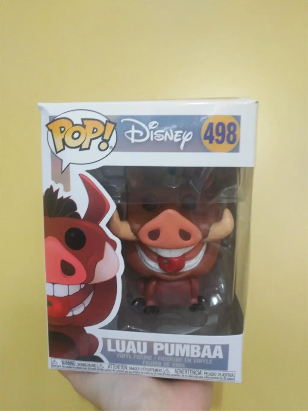 Funko Поп Король Лев маленький Simba MUFUSA PUMBAA фигурка коллекция виниловая кукла модель игрушки - Цвет: with retail box