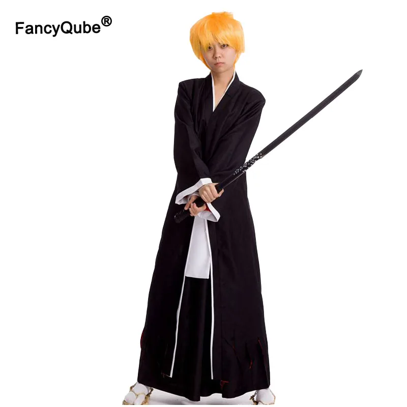 Халат кимоно в японском стиле с рисунком аниме|costume assassin|ichigo costumebleach cosplay |