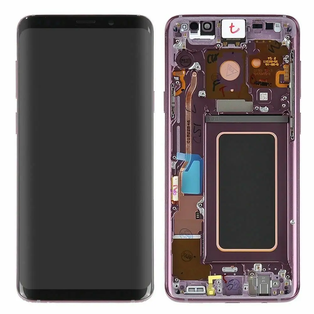 Супер AMOLED Замена для SAMSUNG Galaxy S9 Plus lcd сенсорный экран дигитайзер с рамкой S9 Plus lcd G960 G965 с рамкой