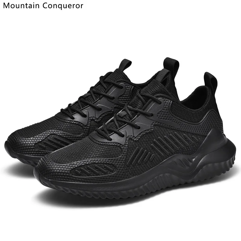 Горные завоеватели; Новинка года; кроссовки из сетчатого материала; Мужская и женская обувь; Дизайнерская обувь на массивном каблуке; дышащая повседневная обувь; большие размеры 35-48