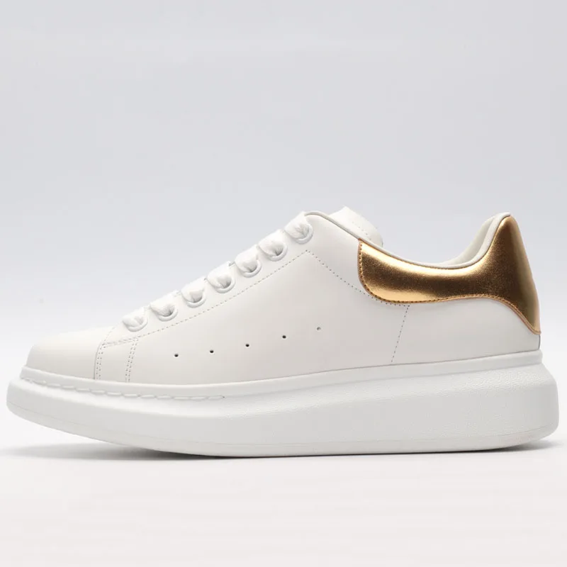 White Women  Shoes Casual Fashion Sport Shoes For Men Luxury Brand Athletic Walking Genuine Leather Ladies Sneakers