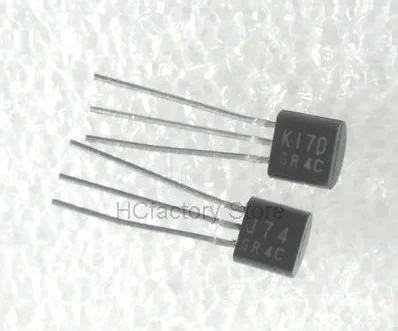 NEW Original 10pcs/lot 5pairs ( 2SJ74GR + 2SK170GR ) J74 K170 TO-92 2SK170 2SJ74 TO92 Wholesale one-stop distribution list new original 10pcs bb112 to92 bb112 to 92 am variation diode with medium wave wholesale one stop distribution list