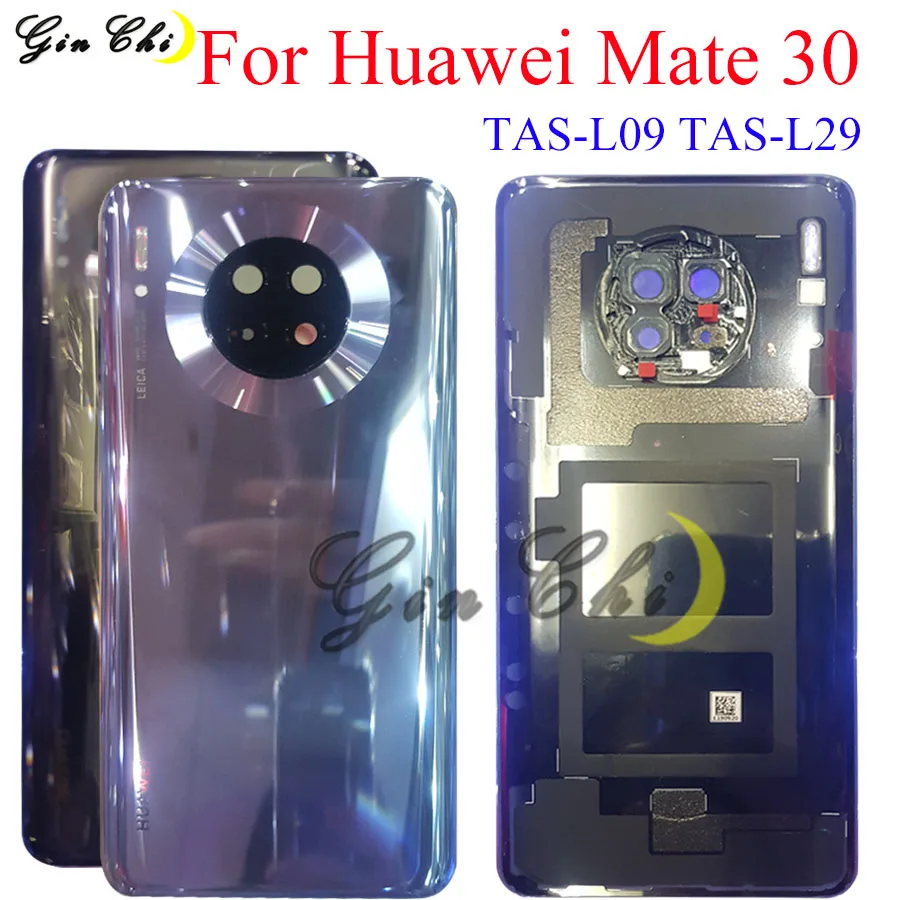 Чехол для huawei mate 30, чехол для huawei mate 30, задняя крышка для батареи, запасные части для двери mate 30, чехол с объективом