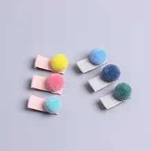 Новые стильные детские вязаные заколки в Корейском стиле на осень и зиму с украшениями; детская хлопковая тесьма; Все края входят в комплект; SAFE He