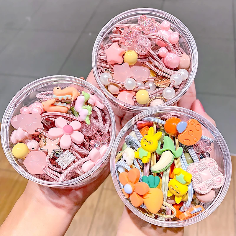 Резинки для волос Эластичные девочек милые детские резинки с мультяшными