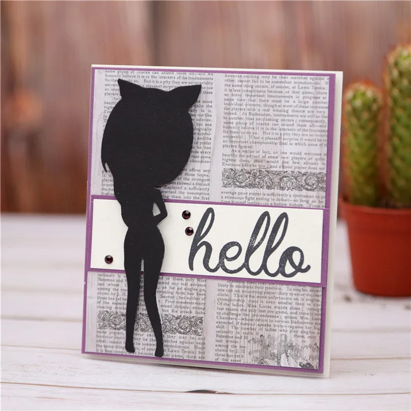 

Eastshape Animal Dies Cat Metal Cutting Dies New 2020 Craft Dies Scrapbooking Card Making Embossing Stencil Die Cut