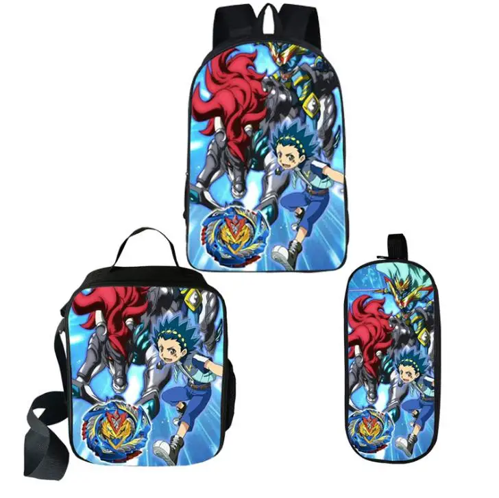 Крутая детская школьная сумка Набор Аниме Beyblade Burst Evolution школьные сумки рюкзак для девочек мальчиков ортопедические школьные сумки