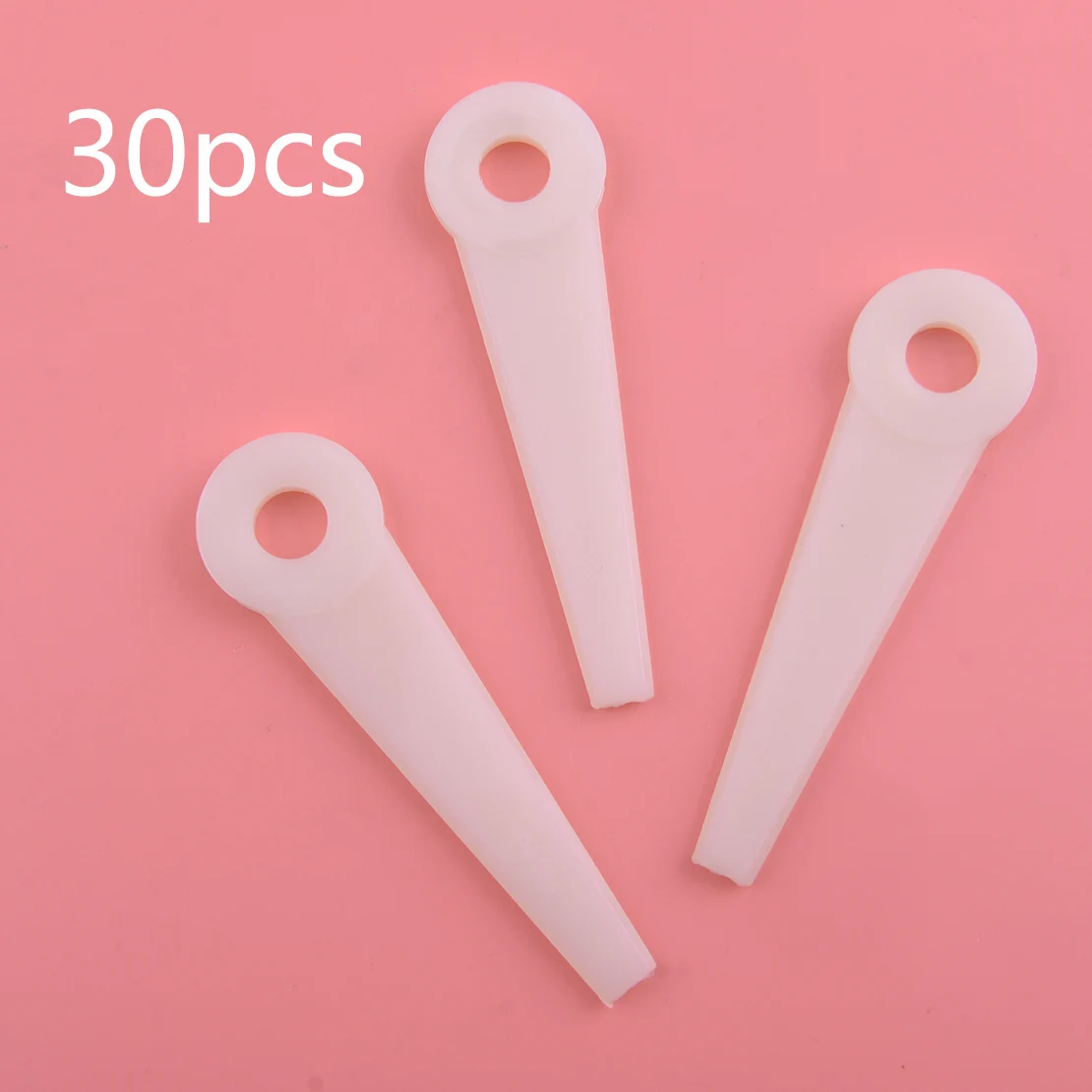 30 шт. пластиковых режущих лезвий для газонокосилки, подходит для Stihl PolyCut 6-3 20-3 10-3 41-3, аксессуары