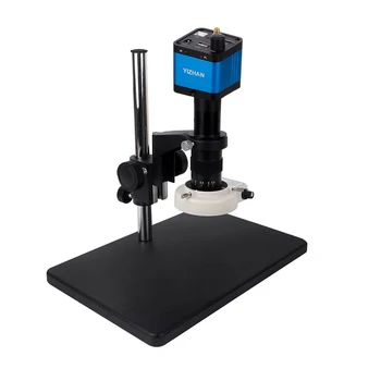

16MP HDMI USB Industrial Digital Video Microscope Camera + 180X C Mount Lens + 56 LED Ring Light + Stand For PCB Soldering